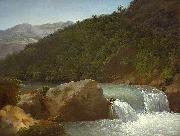 View of the Cascade of the Gorge near Allevard Jean-Joseph-Xavier Bidauld